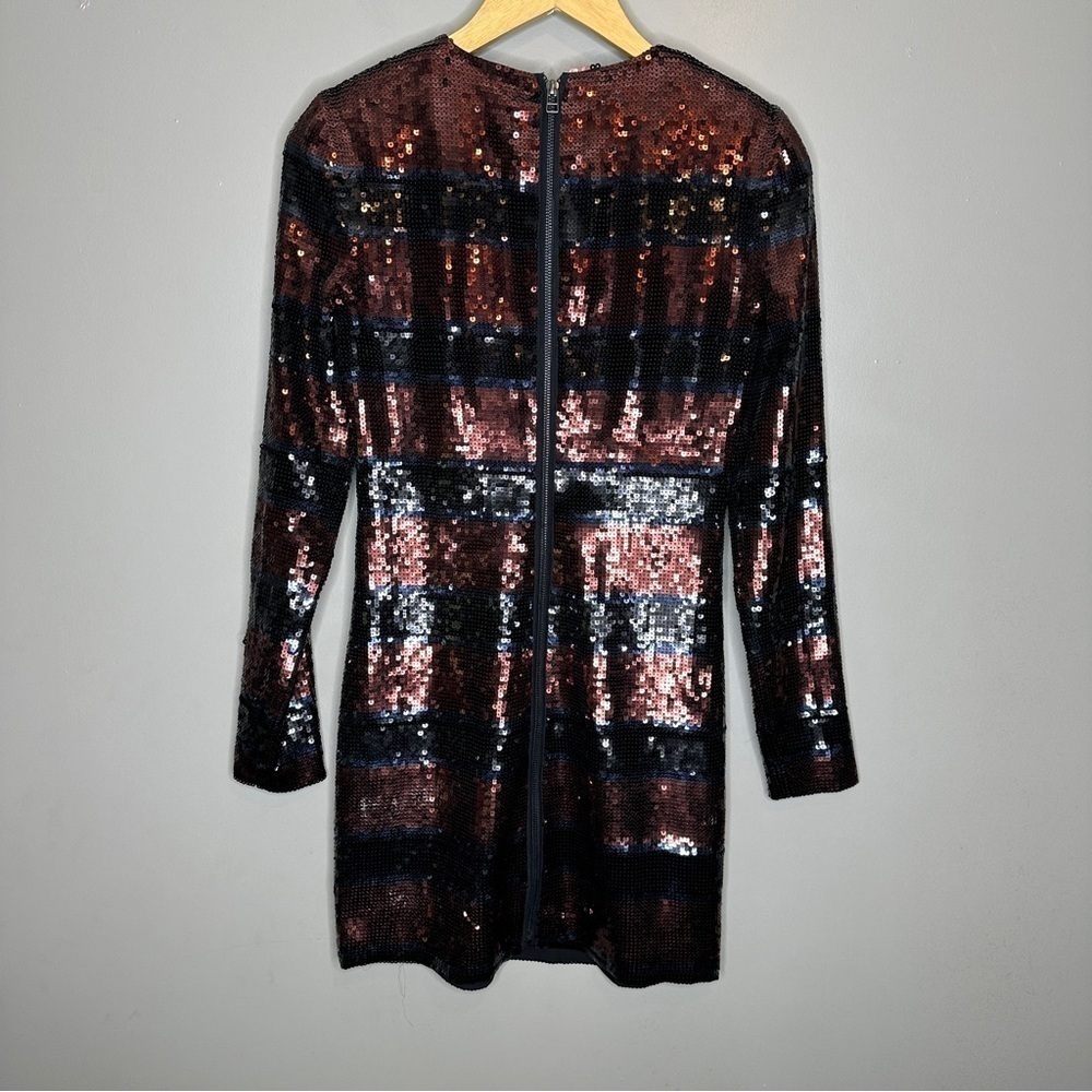 Veronica Beard Breakers jeweled- neck sequin mini dress - Picture 10 of 11